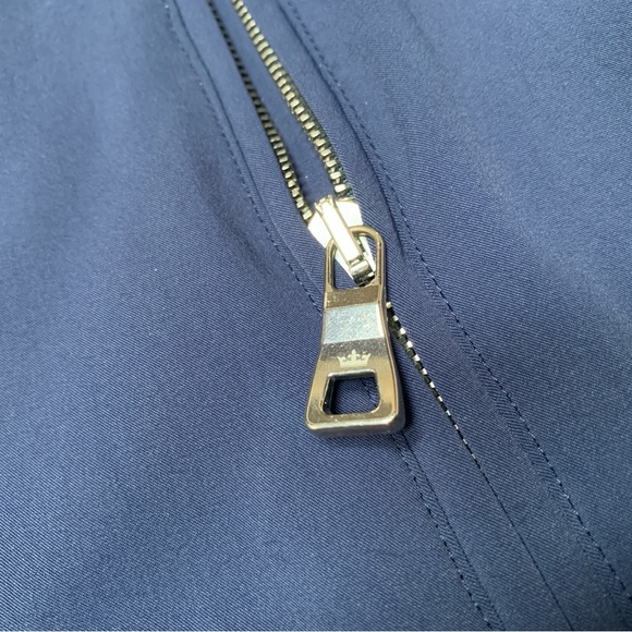 Peter Millar Vest Mens XXL 2XL Navy Blue Crown Crafted Jacket Full Zip Pockets - Picture 6 of 15